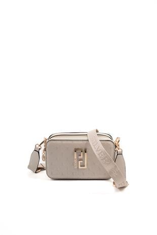Silver & Polo Bej - S.Bej SP1078 Kadın Çapraz Çanta