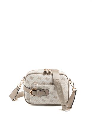 Silver & Polo Bej - Kum SP1256 Çapraz Çanta