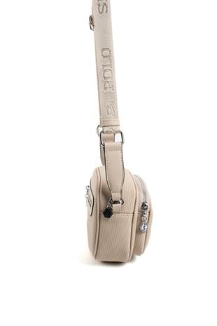 Silver & Polo Kum Bej SP1111 Kadın Çapraz Çanta