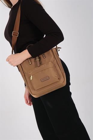 1218 Kadın El Çantası  Tütün-Kahve