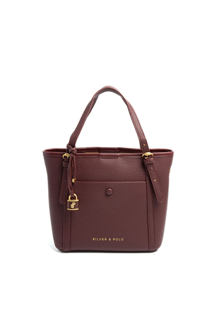 Silver Polo SP1244 Kadın Omuz Çantası Mini Rolax Bordo-Bordo