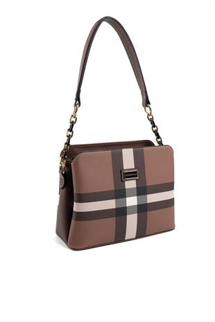 Silver & Polo Koyu Kahve SP937 Kadın Omuz Çantası