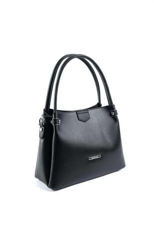 Silver & Polo SP1254 Kadın El Çantası Düz Siyah