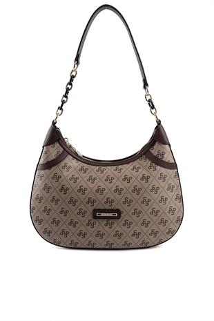 Silver & Polo Koyu Bej - Ten SP1255 Kadın Omuz Çantası