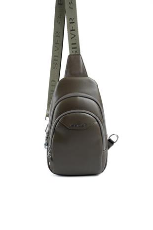 Silver & Polo SP959 Kadın Vücut Çantası Düz Zeytuni