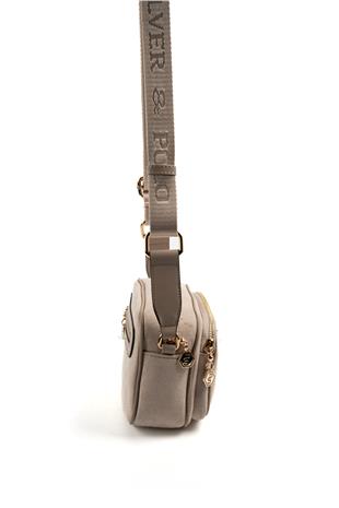 Silver & Polo SP1111 Kadın Çapraz Çanta Süet Bej-Kum