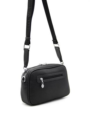 Silver & Polo SP1094 Kadın Çapraz Çanta Petek Siyah