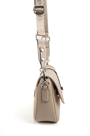 Silver & Polo Kum Bej SP1182 Kadın Çapraz Çanta