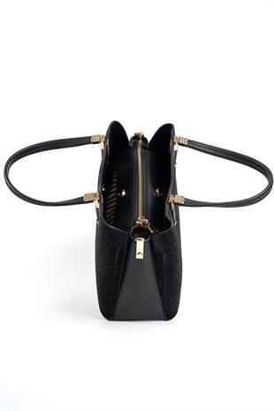 Silver & Polo SP1205 Kadın El Çantası Fashion Siyah-Siyah