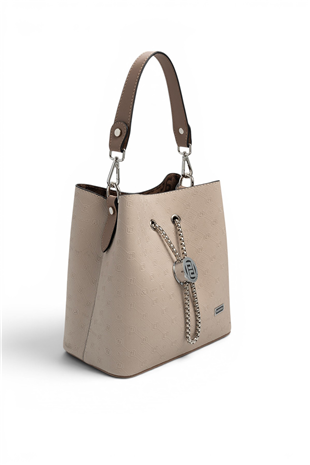 Silver Polo SP967 Kadın Çapraz Çanta Fashion Bej-Latte