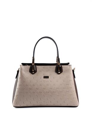 Silver & Polo Nut - Kahve SP1253 Kadın El Çantası