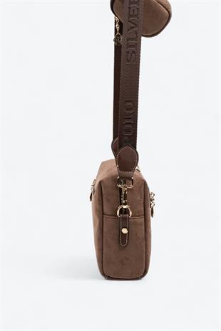 Silver & Polo SP1038 Kadın Çapraz Çanta Kahve