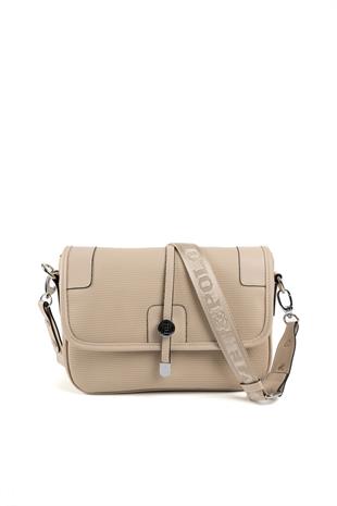 Silver & Polo Kum Bej SP1182 Kadın Çapraz Çanta