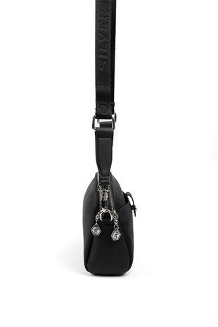 Silver & Polo SP1144 Kadın Çapraz Çanta Petek Siyah