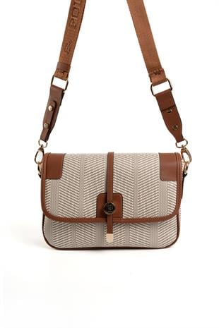 Silver & Polo Bej - Taba SP1182 Kadın Çapraz Çanta