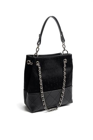 Silver Polo SP1262 Kadın Omuz Çantası Fashion Siyah-Siyah