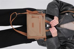 1228 Kadın El Çantası  Vizon-Taba