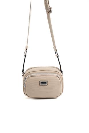 Silver & Polo Kum Bej SP1111 Kadın Çapraz Çanta