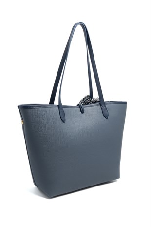 Silver Polo SP1247 Kadın Omuz Çantası Mini Rolax Mavi-Mavi