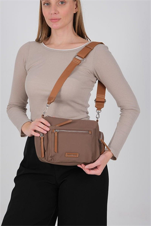 Silver & Polo SP1229 Kadın Çapraz Çanta  Kahve-Taba