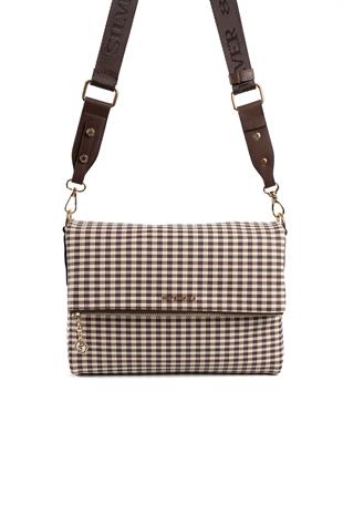 Silver & Polo Kahve Sarı - Kahve SP963 Kadın Çapraz Çanta