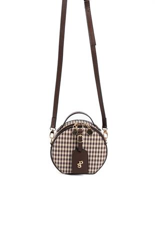 Silver & Polo Kahve Sarı - Kahve SP1163 Kadın Çapraz Çanta