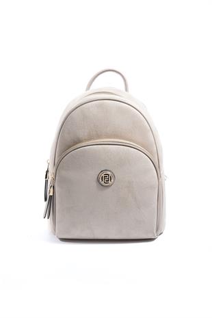 Silver & Polo SP1062 Kadın Sırt Çantası Süet Bej-Kum