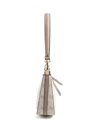 Silver Polo Bej - Kum Monogram Kadın Omuz Çantası SP1259