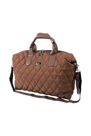 Silver & Polo SP1141 Kadın Seyahat Çantası Memory Taba-Kahve