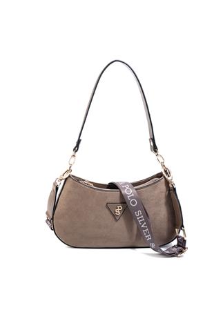 Silver & Polo SP1251 Kadın Omuz Çantası Süet Vizon-Vizon