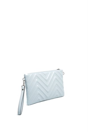 Silver & Polo SP1250 Kadın Portföy & Clutch Crash Mavi-Mavi
