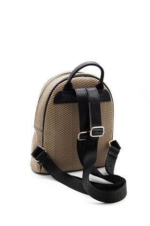 Silver & Polo SP1062 Kadın Sırt Çantası Hasır Nut-Siyah