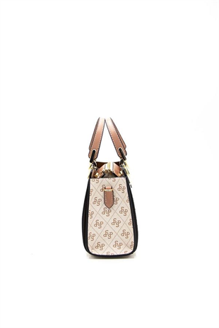 Silver & Polo SP1133 Kadın El Çantası Monogram Pembe-Somon