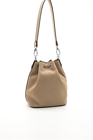 Silver Polo SP1137 Kadın Omuz Çantası Petek Nut-Nut