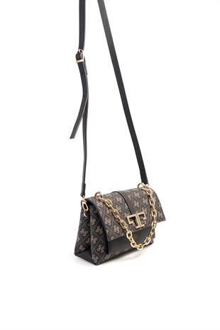 Silver & Polo Füme - Siyah SP1148 Kadın Çapraz Çanta