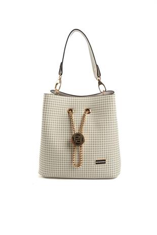 Silver & Polo SP967 Kadın Çapraz Çanta King Desen Yeşil-Kemik