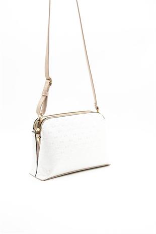 Silver & Polo SP623 Kadın Çapraz Çanta Logolu Sedef-S.Nut