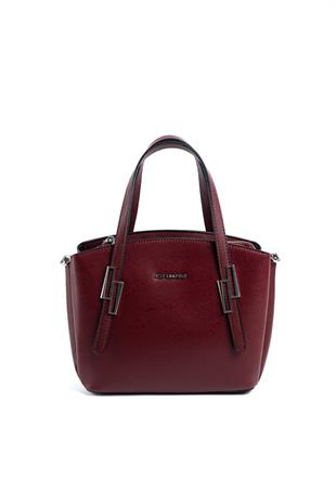 Silver & Polo Bordo SP1021 Kadın El Çantası