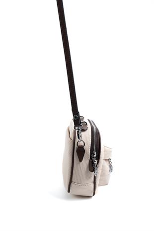 Silver & Polo Bej - Kahve SP1186 Kadın Çapraz Çanta