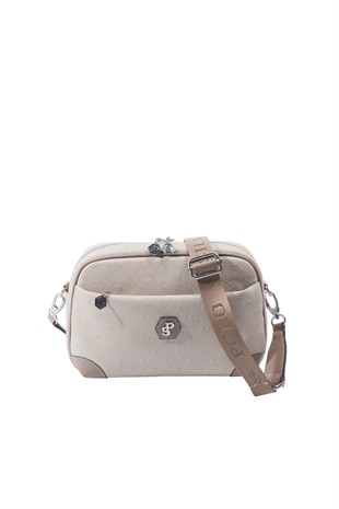 Silver Polo SP1094 Kadın Çapraz Çanta Fashion Bej-Latte