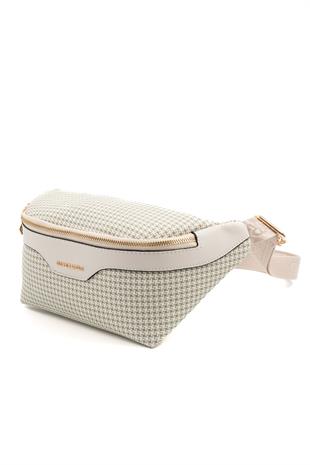 Silver & Polo Yeşil - Bej SP1192 Kadın Bel Çantası