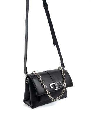 Silver & Polo SP1148 Kadın Çapraz Çanta Düz Siyah