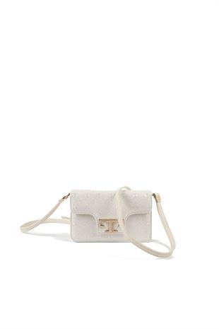 Silver & Polo Sedef - Bej SP1170 Kadın Çapraz Çanta