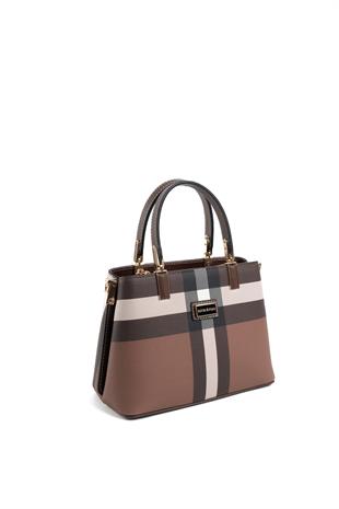 Silver & Polo Koyu Kahve SP987 Kadın El Çantası