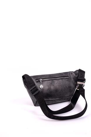 Silver & Polo M.gümüş - Siyah SP1192 Kadın Bel Çantası