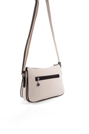 Silver & Polo Bej - Kahve SP818 Kadın Çanta Modelleri>Çapraz Çanta