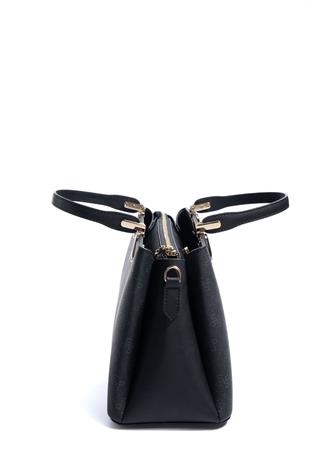 Silver & Polo SP1253 Kadın El Çantası Monogram Siyah