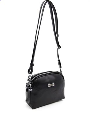 Silver & Polo SP765 Kadın Çapraz Çanta Düz Siyah