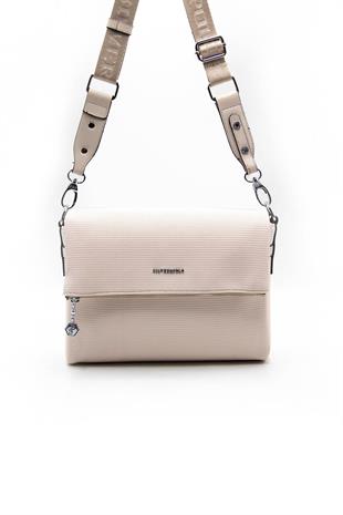 Silver & Polo SP963 Kadın Çapraz Çanta Petek Bej