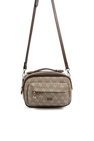 Silver & Polo Yeşil - Kahve SP1186 Kadın Çapraz Çanta
